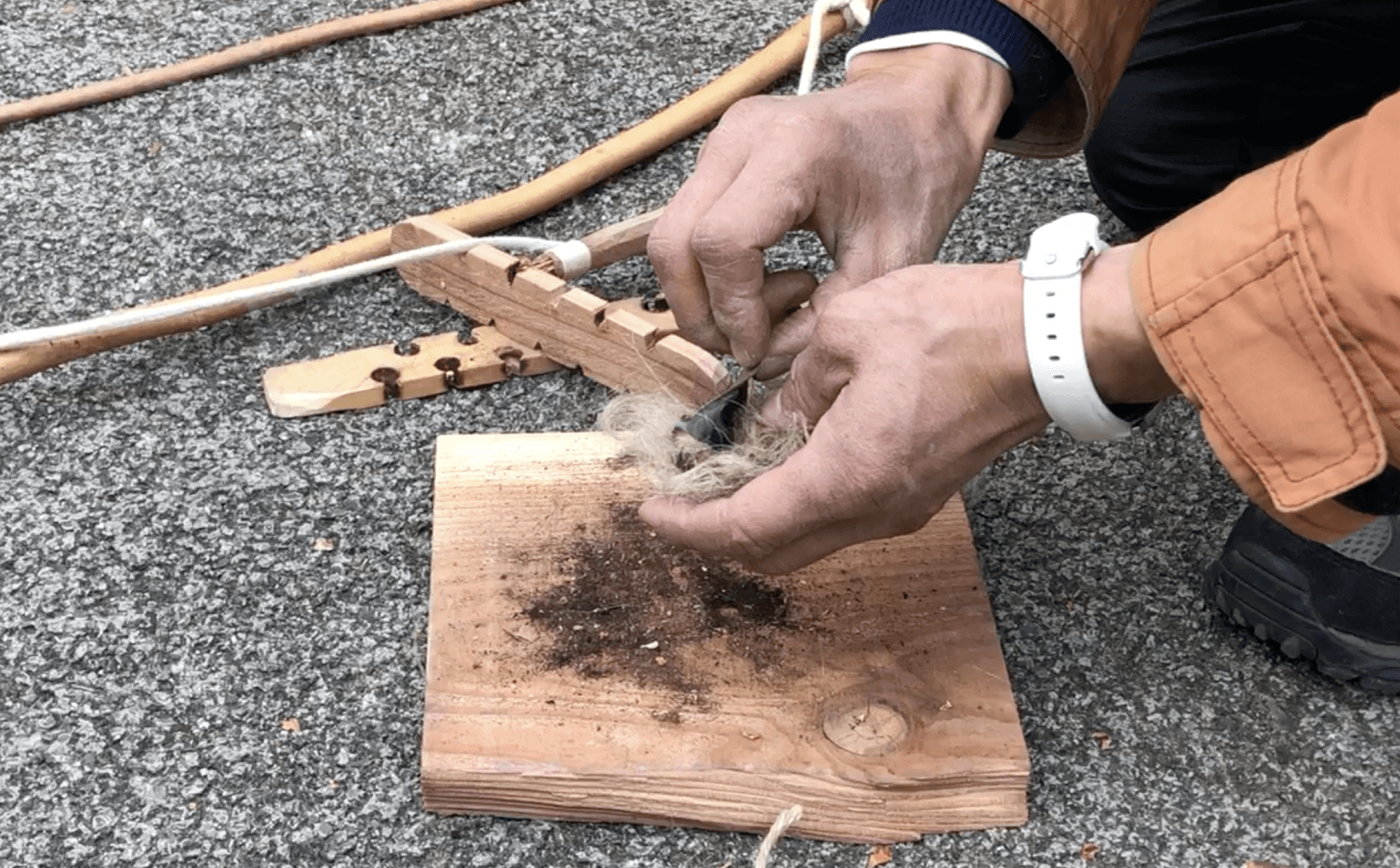 火種移し